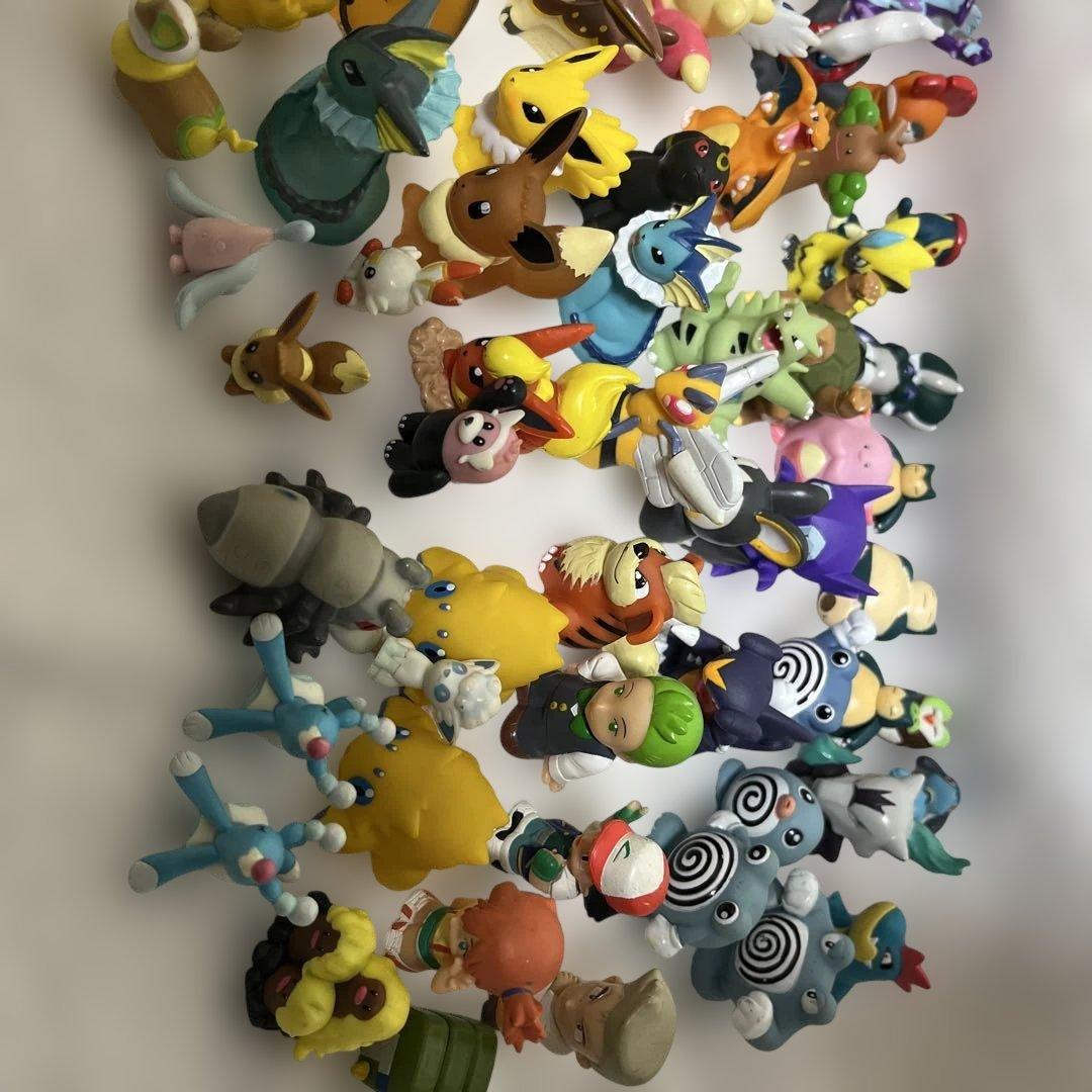 ポケモン　ソフビ　指人形フィギュア 96個 クリア有り