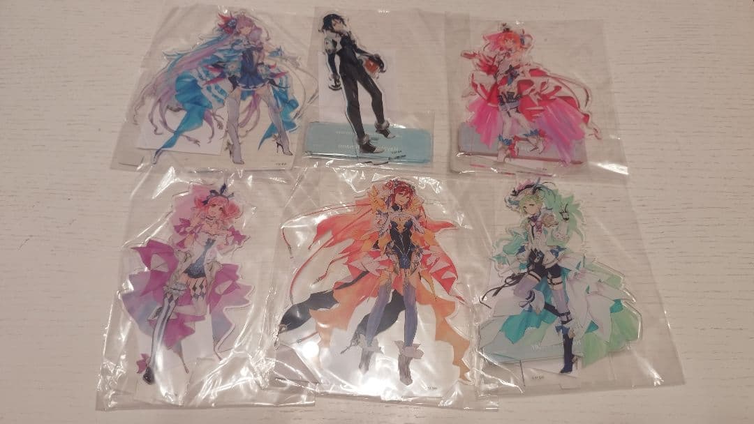 マクロスΔ マクフェス　アクリルスタンド【ワルキューレ ハヤテ】未開封6点セット