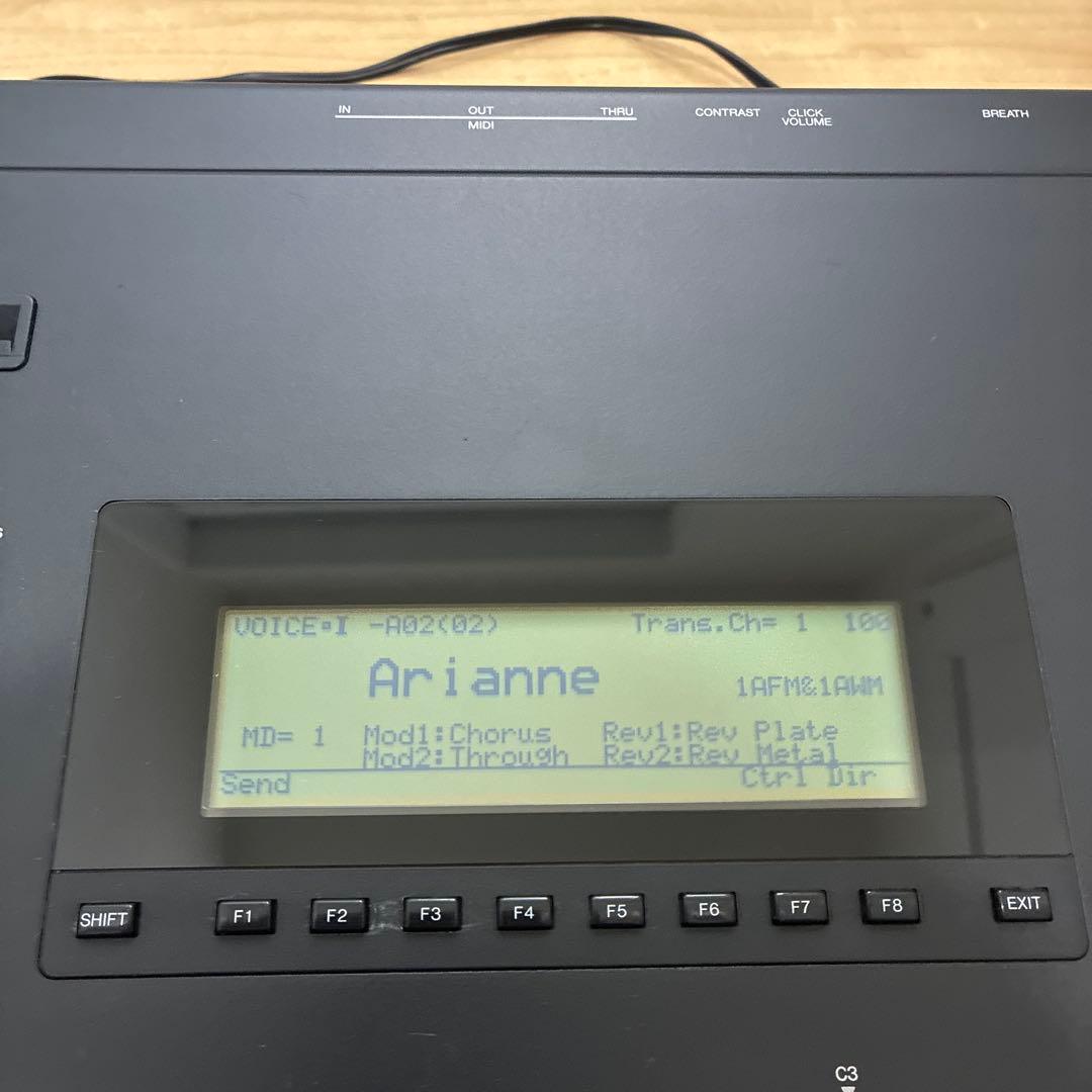 動作品　YAMAHA SY77 シンセサイザー　名機