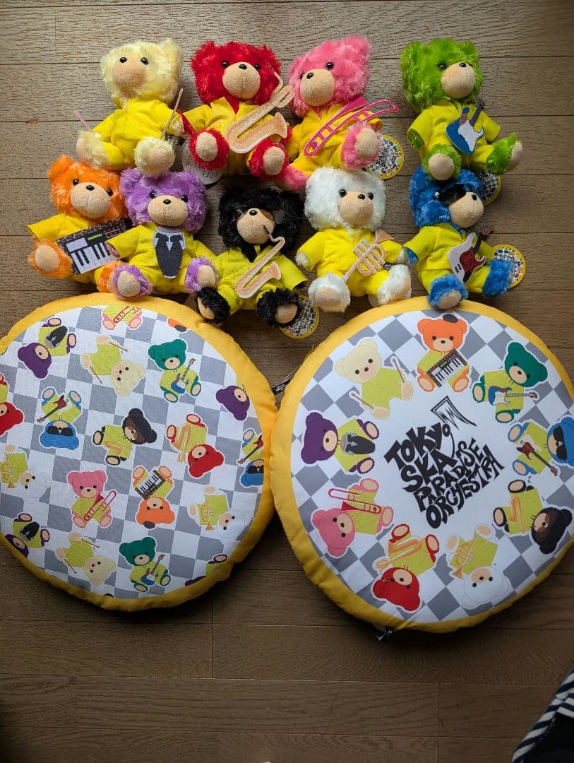 東京スカパラダイスオーケストラモチーフぬいぐるみ×クッション全種セット