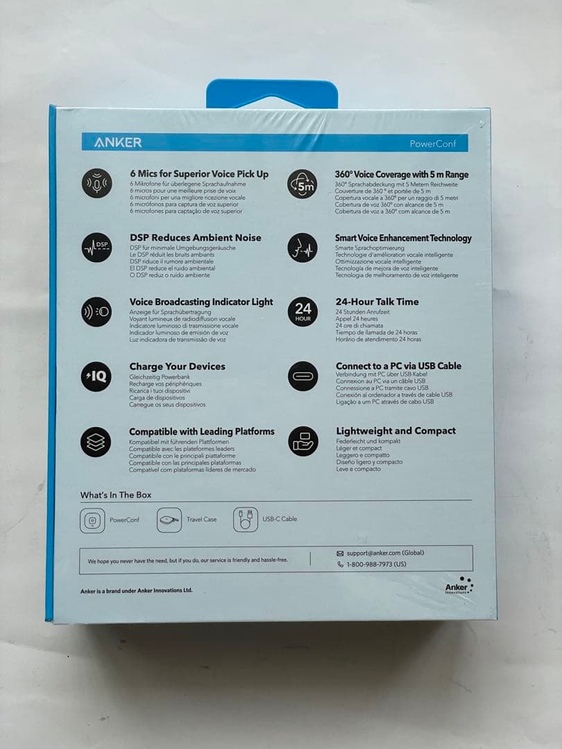 アンカー スピーカーフォン Bluetooth充電式A3301011