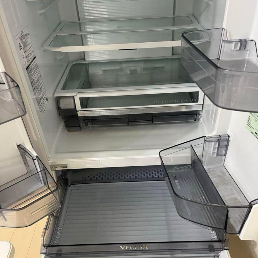 美品　東芝 508L 冷蔵庫 説明書付き　タッチオープン　大型冷蔵庫