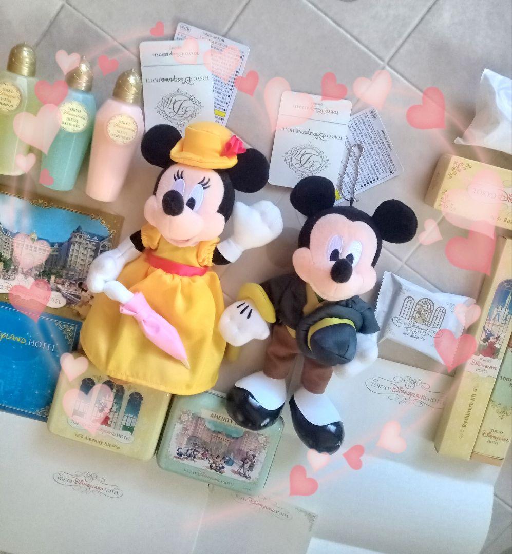 東京ディズニーランドホテル限定 ミッキー＆ミニーちゃん♡ぬいぐるみバッジ