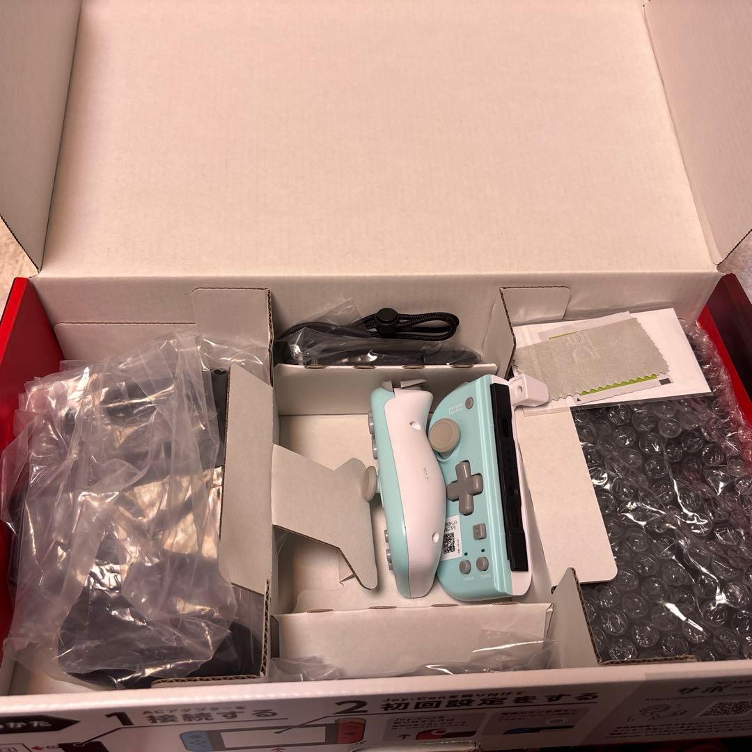 【初期化済み】switch 箱付き➕オプションコントローラセット