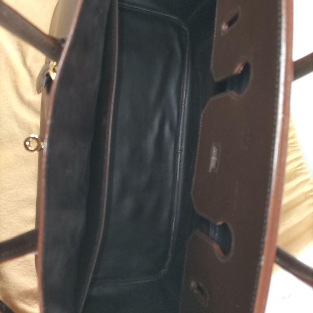 ブラウンレザー ハンドバッグ