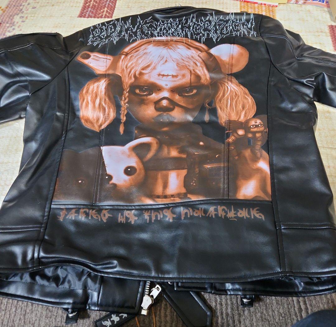 【大幅値下げ】bring me the horizon 海外 革ジャケット XL