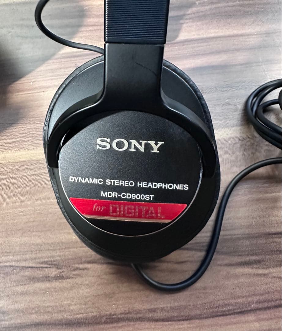 SONY MDR-CD900ST 有線ヘッドフォン音出し確認済み