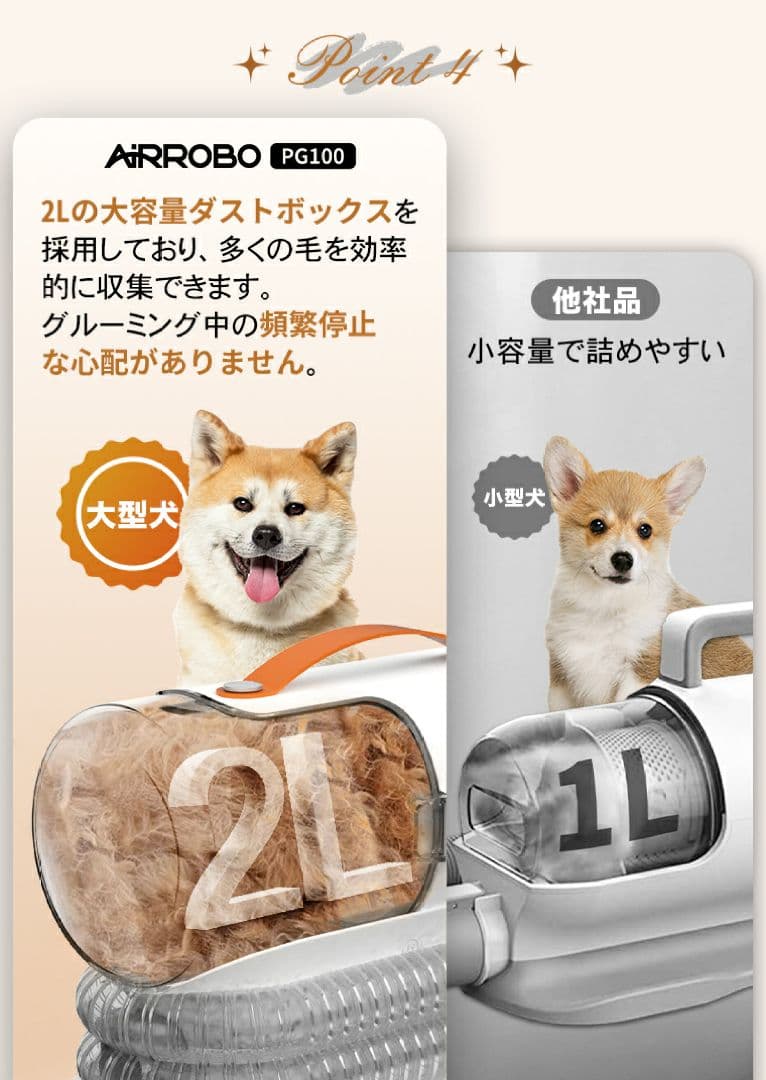 ペット用バリカンセット エアロボ