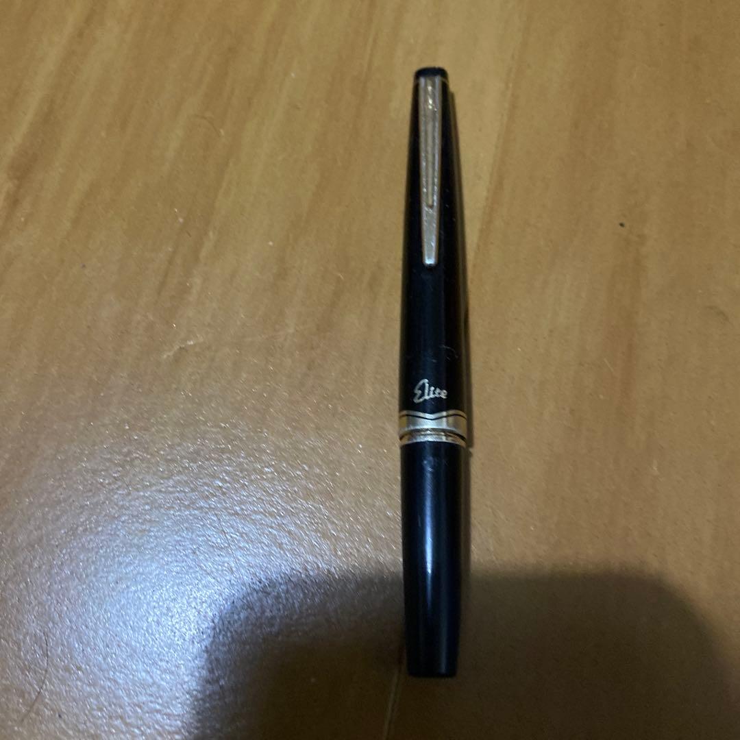 Elite 黒 万年筆　パイロット　エリート　18k