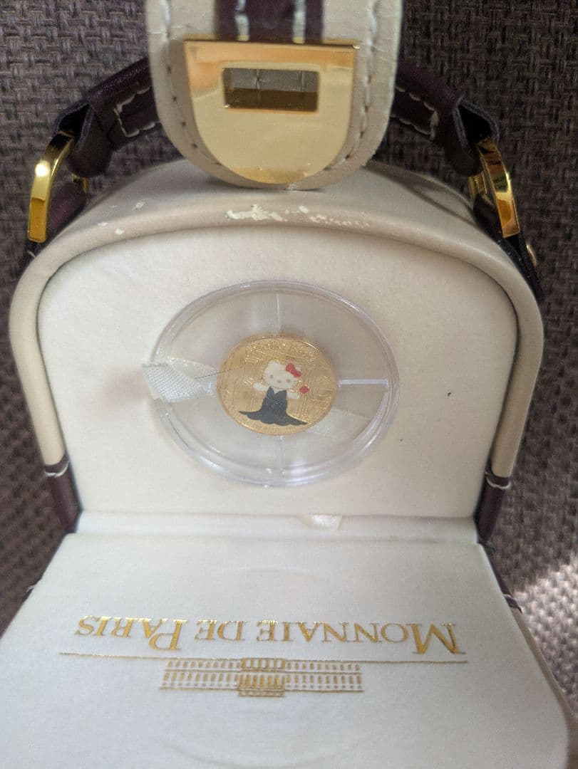 ハローキティ　金貨　フランス国立造幣局鋳造　パリの夢／ユーロ