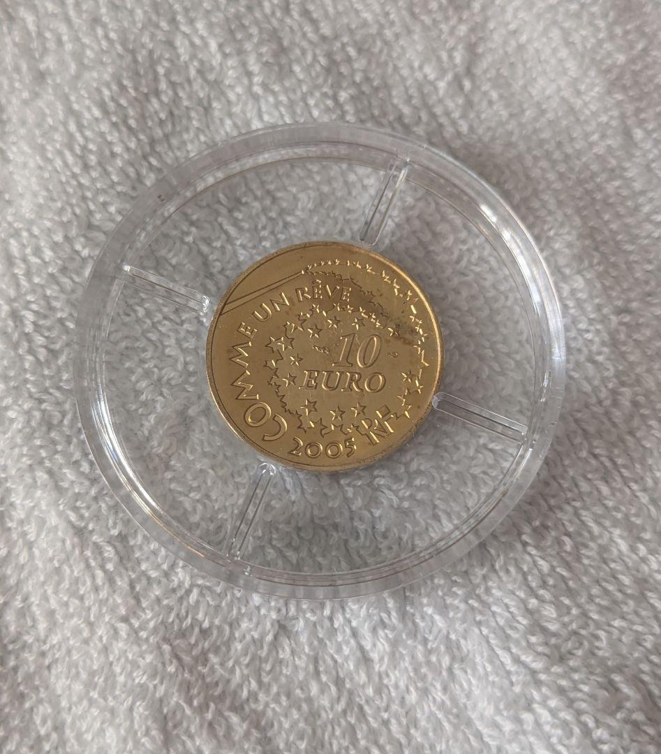 ハローキティ　金貨　フランス国立造幣局鋳造　パリの夢／ユーロ