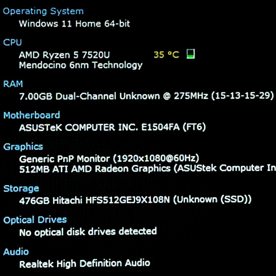 使用極浅！2024年製《ほぼ未使用級》上級Ryzen5！大容量SSD！ASUS