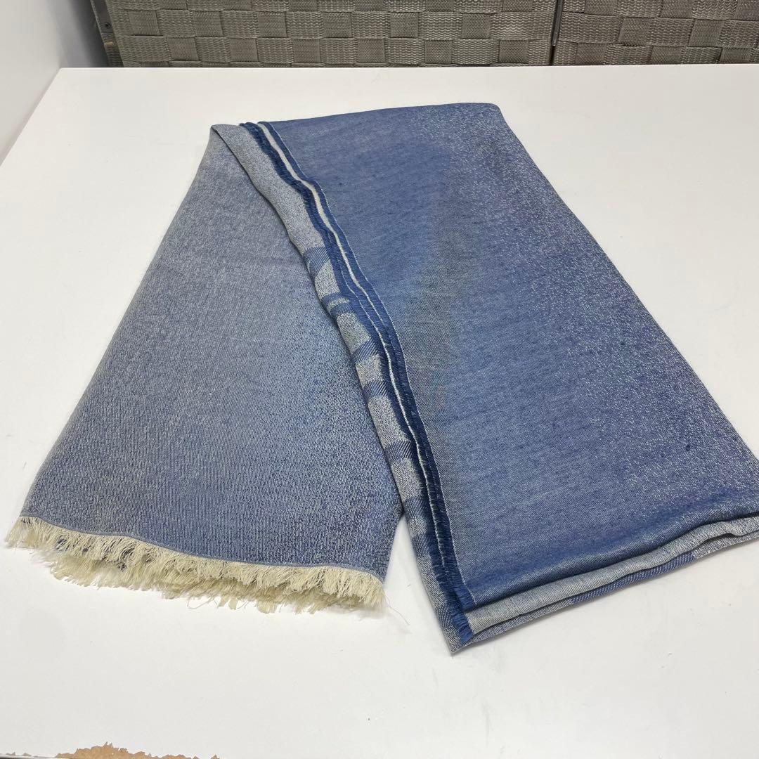 ✫*✫様 LOUIS VUITTON ブルー系　グラデーション マフラー