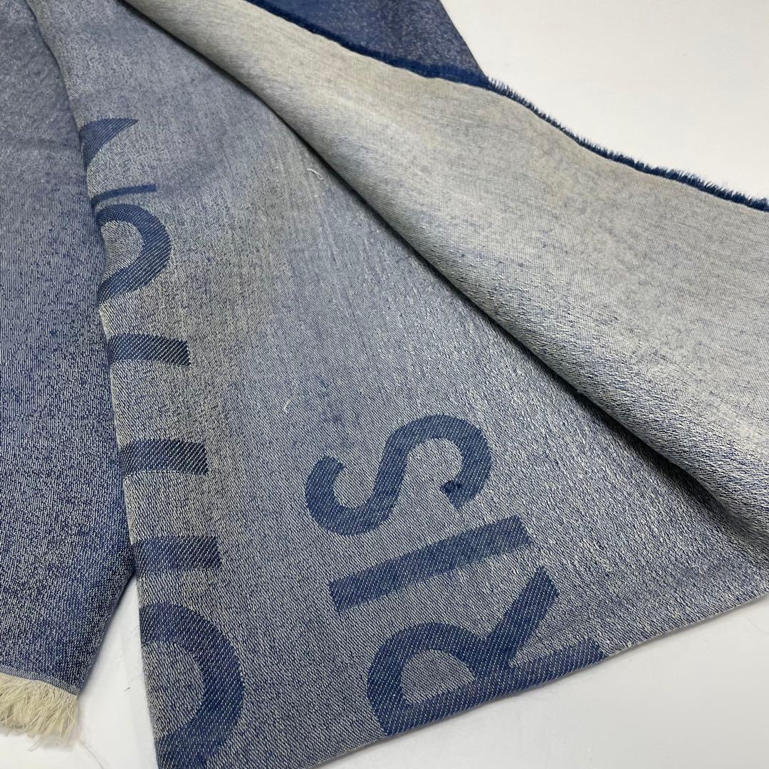 ✫*✫様 LOUIS VUITTON ブルー系　グラデーション マフラー