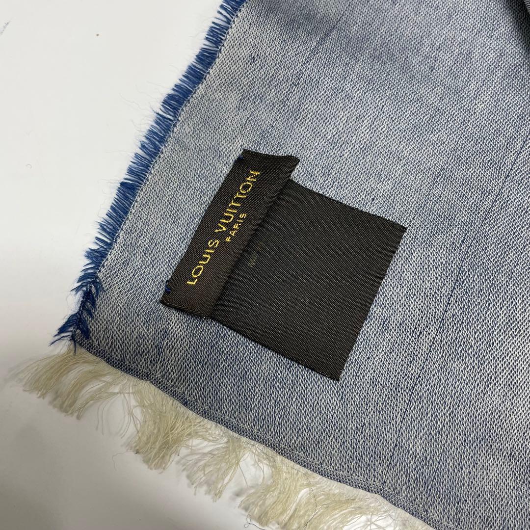 ✫*✫様 LOUIS VUITTON ブルー系　グラデーション マフラー