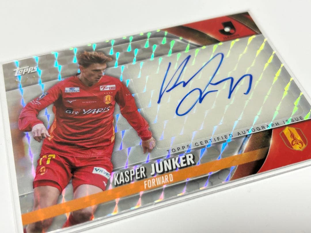【1of1】2024 TOPPS キャスパー・ユンカー　直筆サインカード