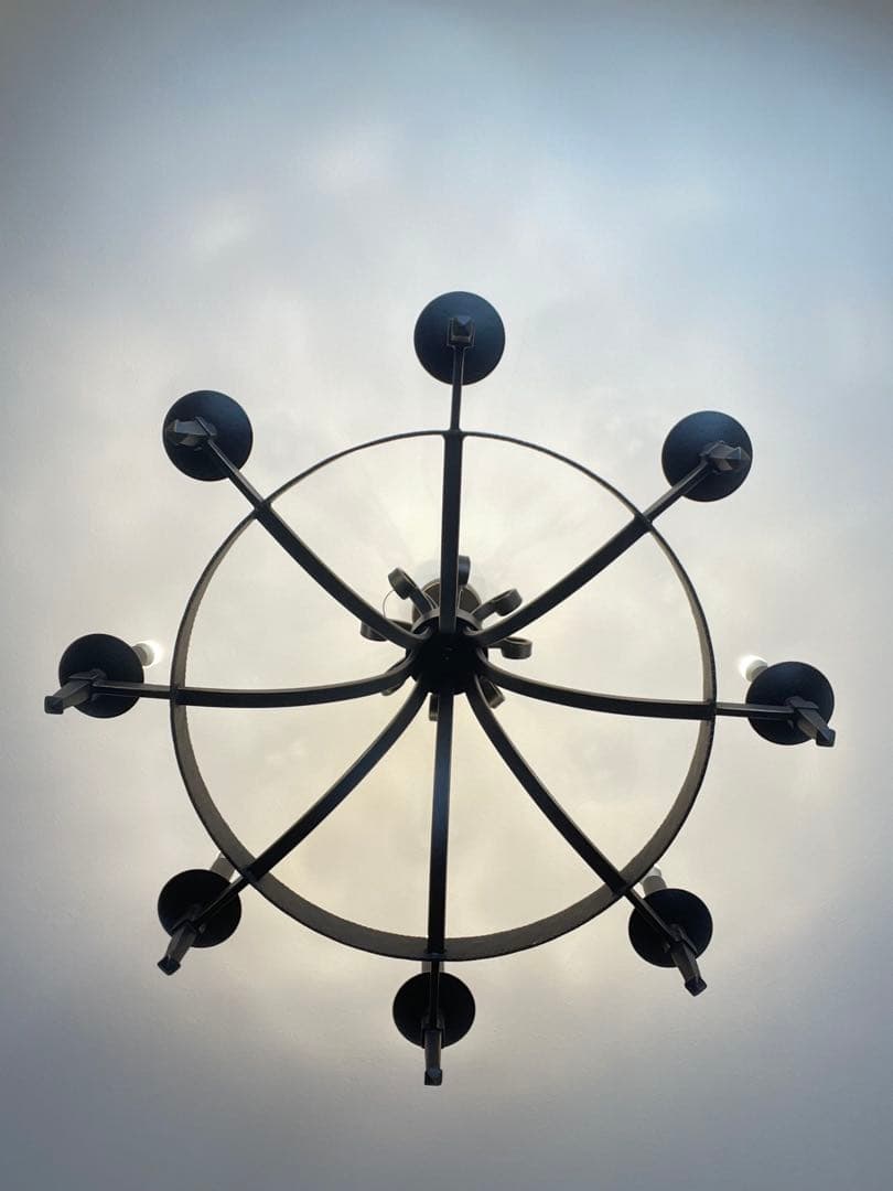 シャンデリア 8灯とブラケットランプ 2灯×2セット