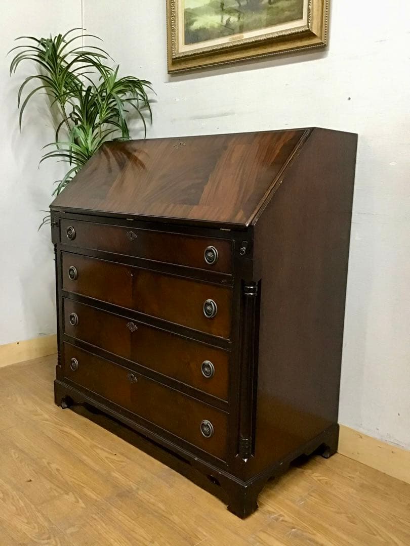 管382☆イギリス☆アンティーク☆Rosjohnロスジョン☆ライティングビューロ