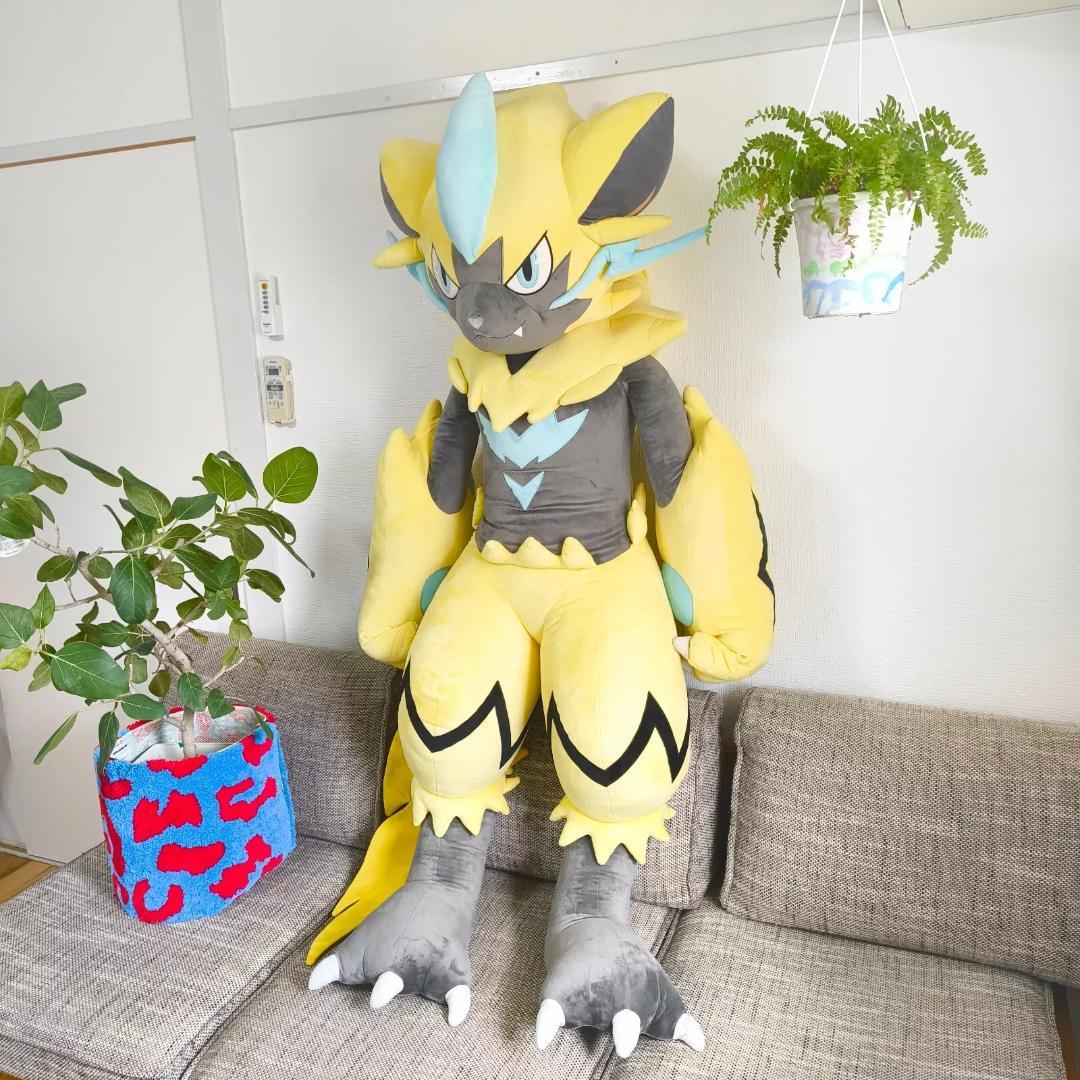 正規品 等身大 ゼラオラ ぬいぐるみ ポケモンセンターオンライン限定 150cm