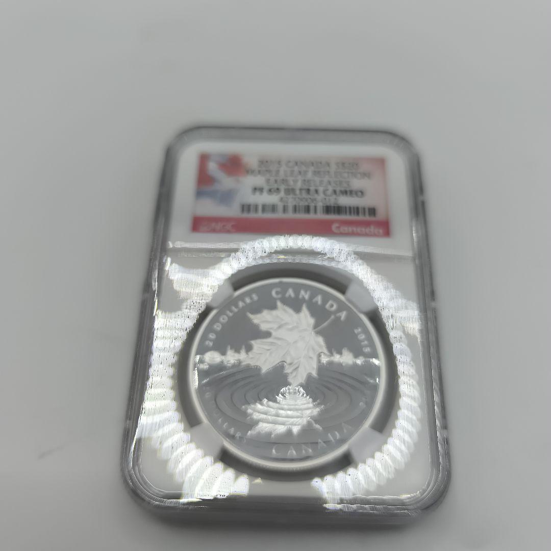 2015年 カナダ $20 メイプルリーフ 