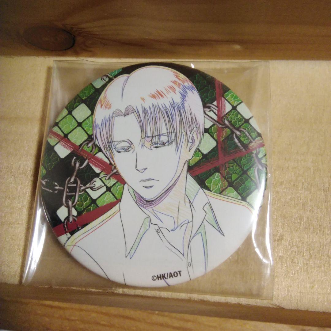 進撃の巨人　缶バッジ(リヴァイ)