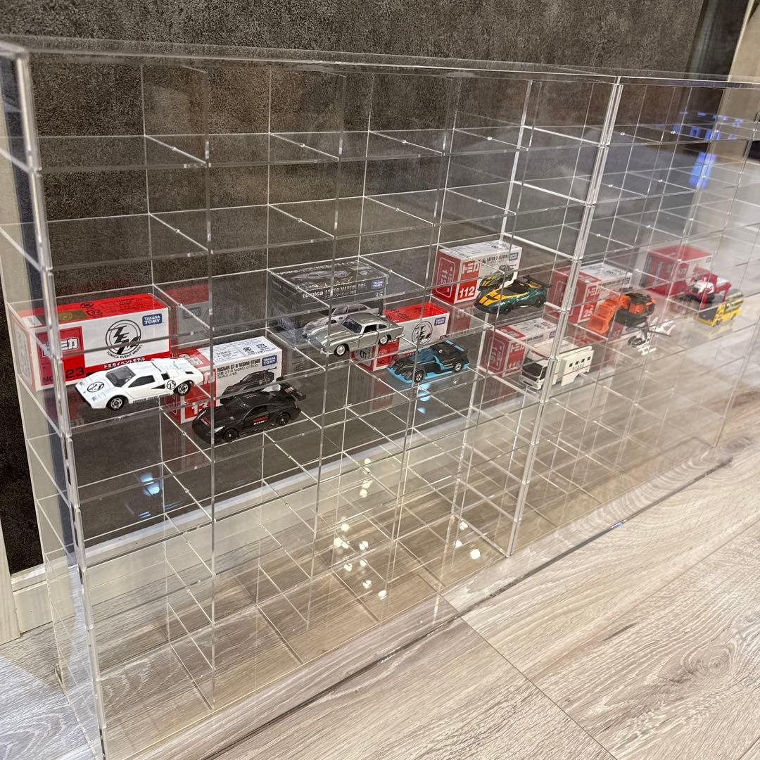 ［1点物］トミカ　100台ディスプレイ　ショーケース【クリア】