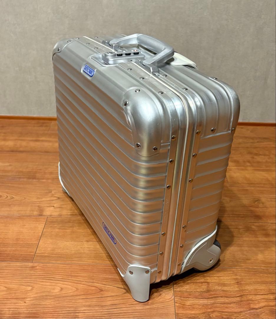 RIMOWA リモワ 928.40 トパーズ TSA 28L 廃盤 青ロゴ 美品