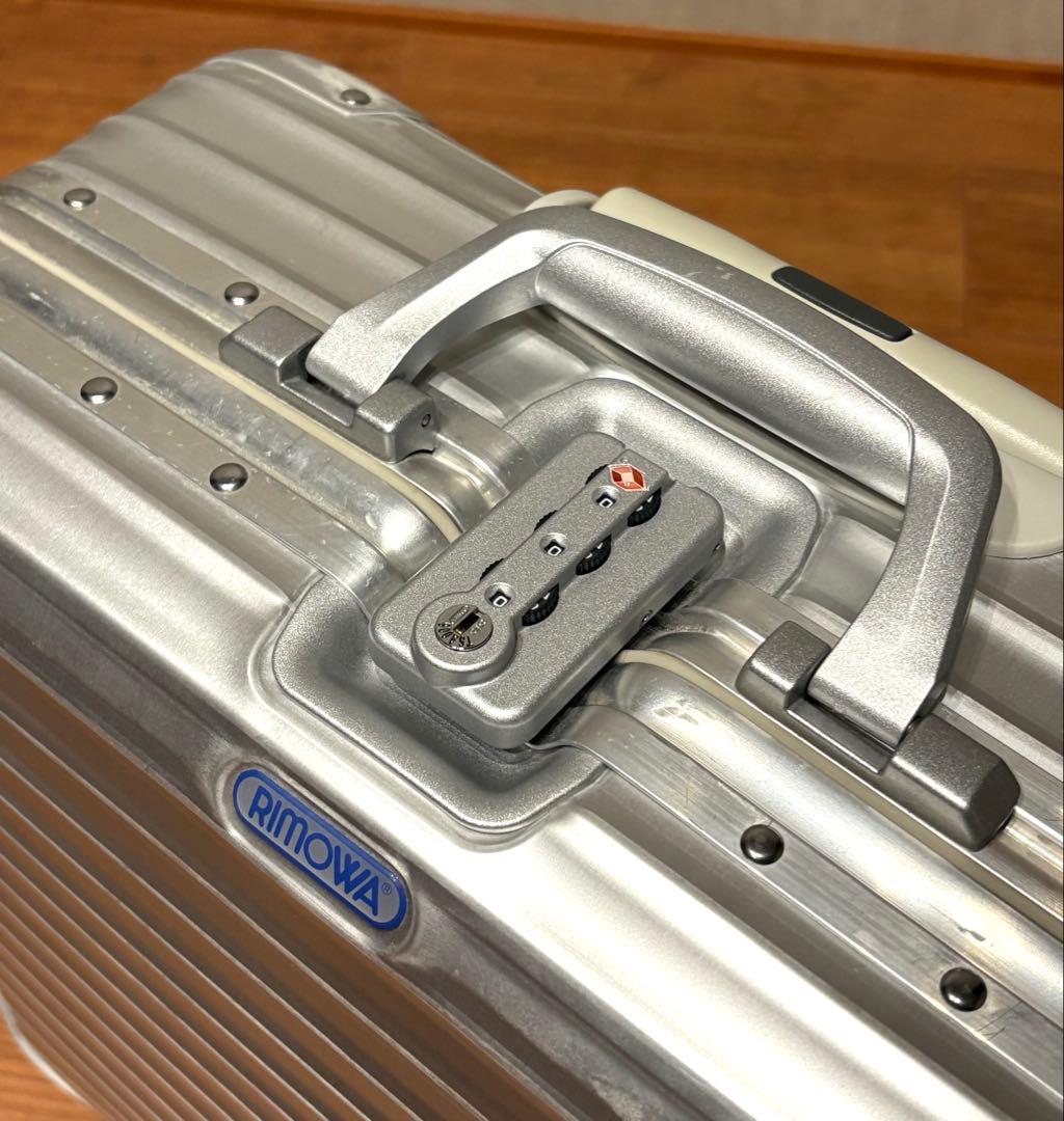 RIMOWA リモワ 928.40 トパーズ TSA 28L 廃盤 青ロゴ 美品