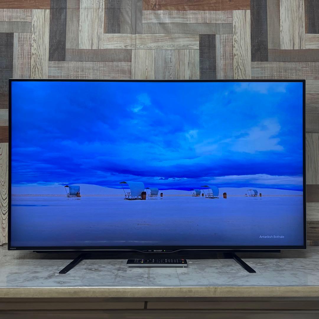 即日受渡❣️全国送料込シャープ50型4K液晶テレビ3チューナーユーチューブ視聴可
