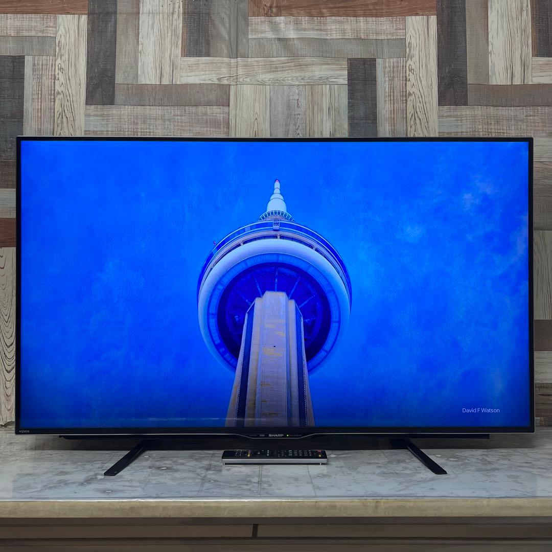 即日受渡❣️全国送料込シャープ50型4K液晶テレビ3チューナーユーチューブ視聴可