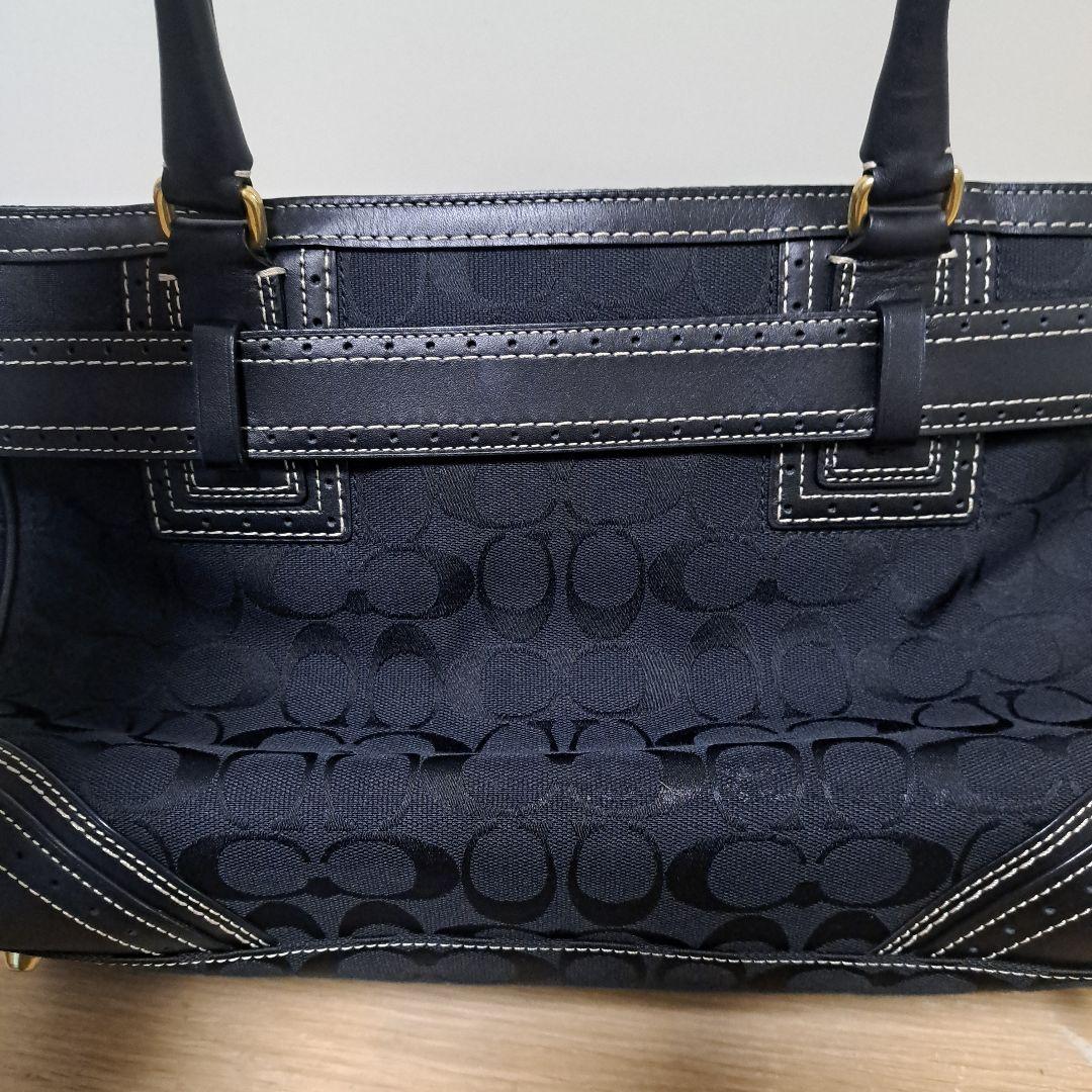 (美品）COACH　シグネチャー　ショルダーバッグ