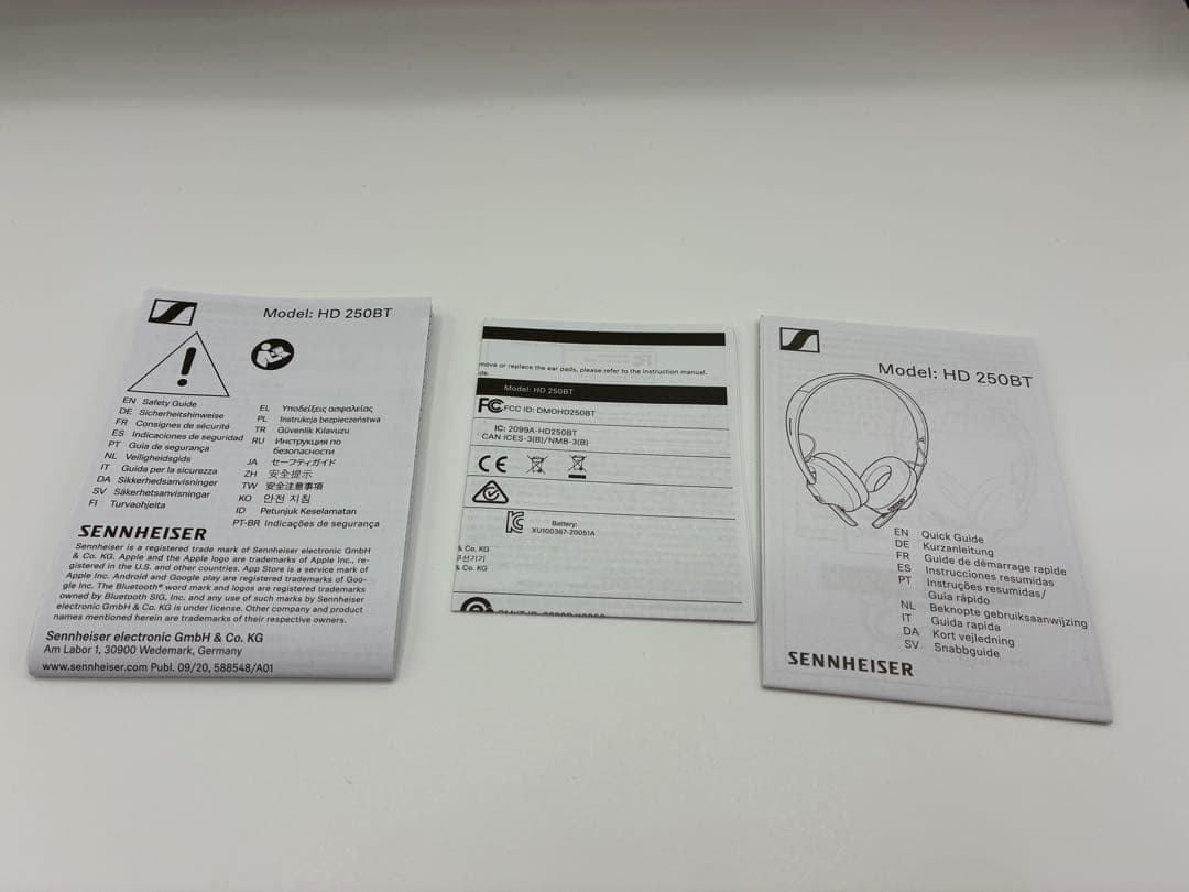 Sennheiser HD 250BT ワイヤレスヘッドフォン　国内正規品