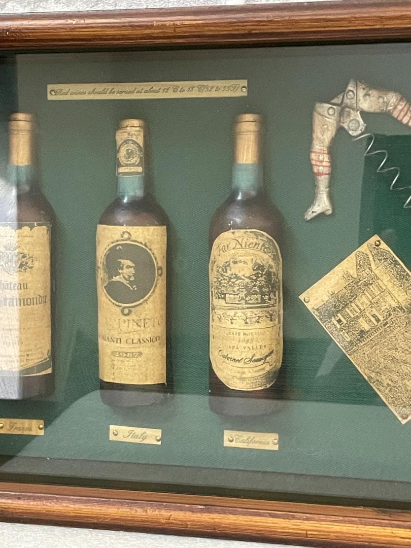 ★値下★壁掛け インテリア アンティーク ヴィンテージ 額 つり金具付き