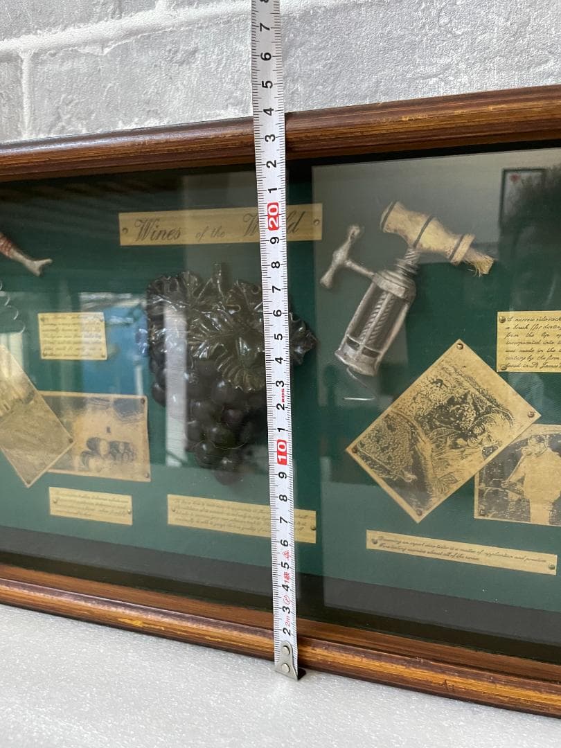 ★値下★壁掛け インテリア アンティーク ヴィンテージ 額 つり金具付き