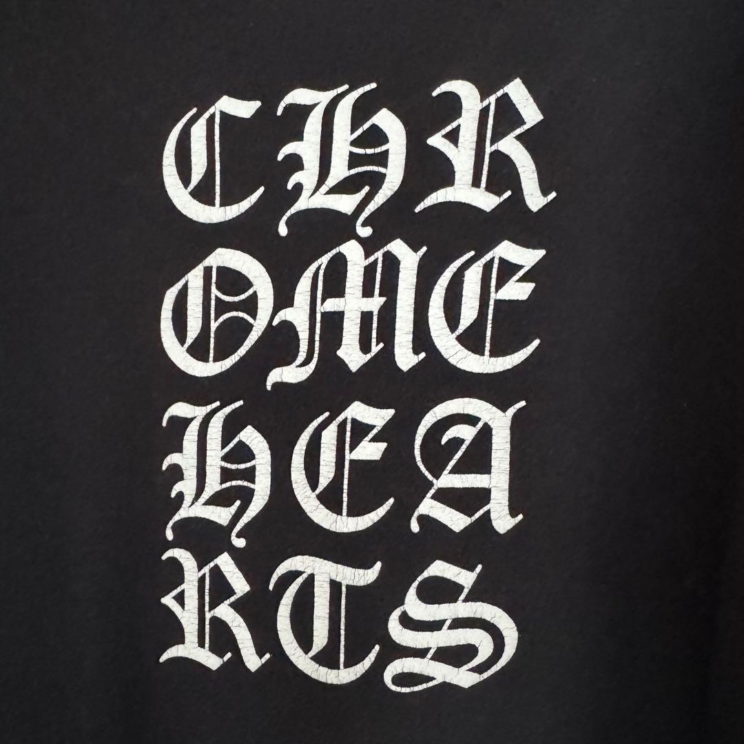 chrome heartsクロムハーツ スクエアロゴ Tシャツ L