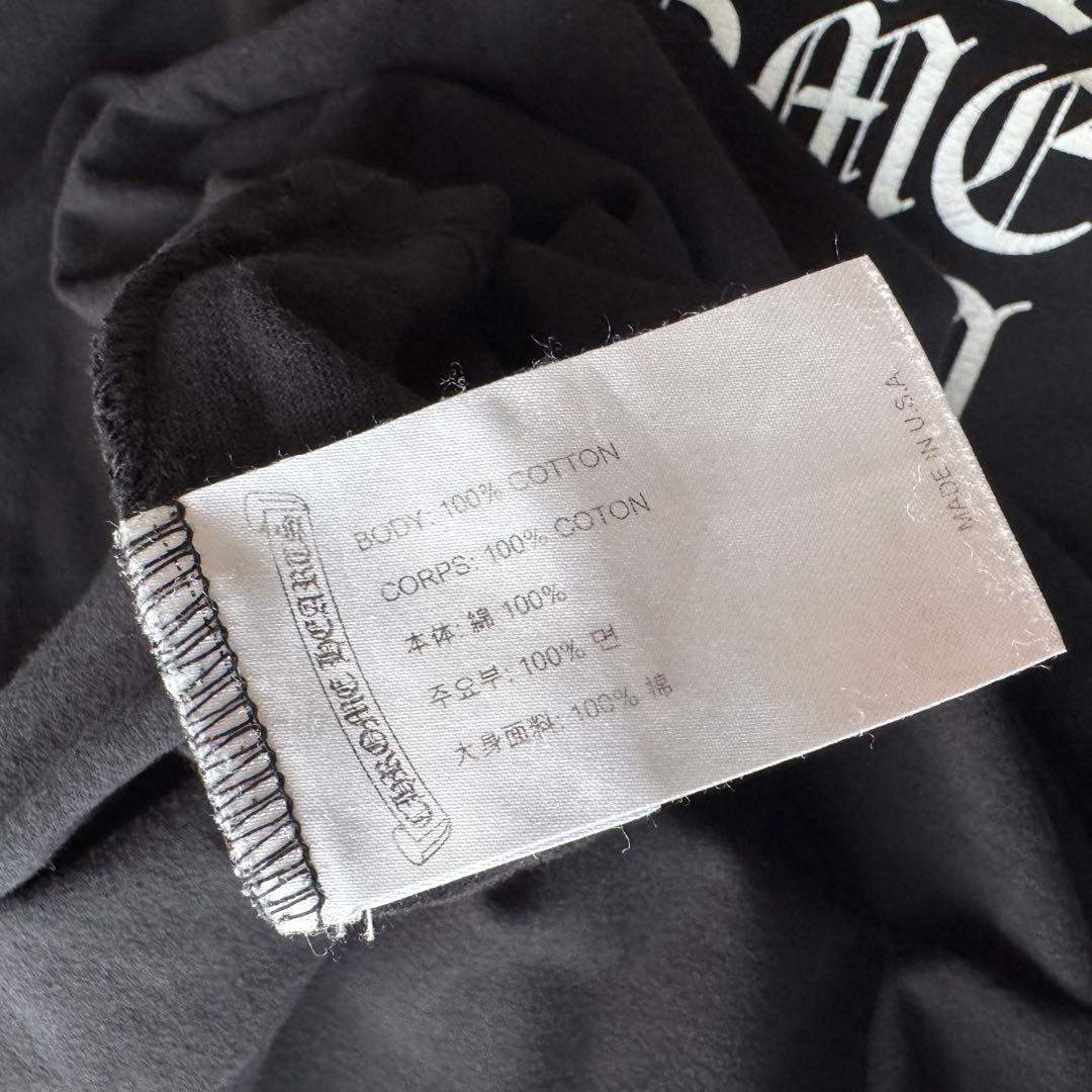 chrome heartsクロムハーツ スクエアロゴ Tシャツ L