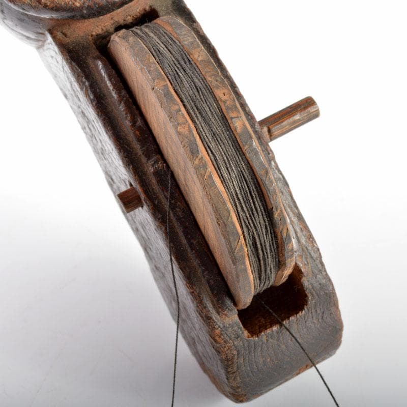 古民具　大工道具　木彫　墨壷　V　R4710