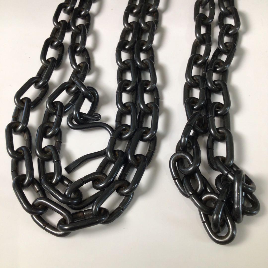 Ｓ４６　吊釜道具　『金工師　木村清五郎造』『弦　釻　鎖』　共箱　茶道具