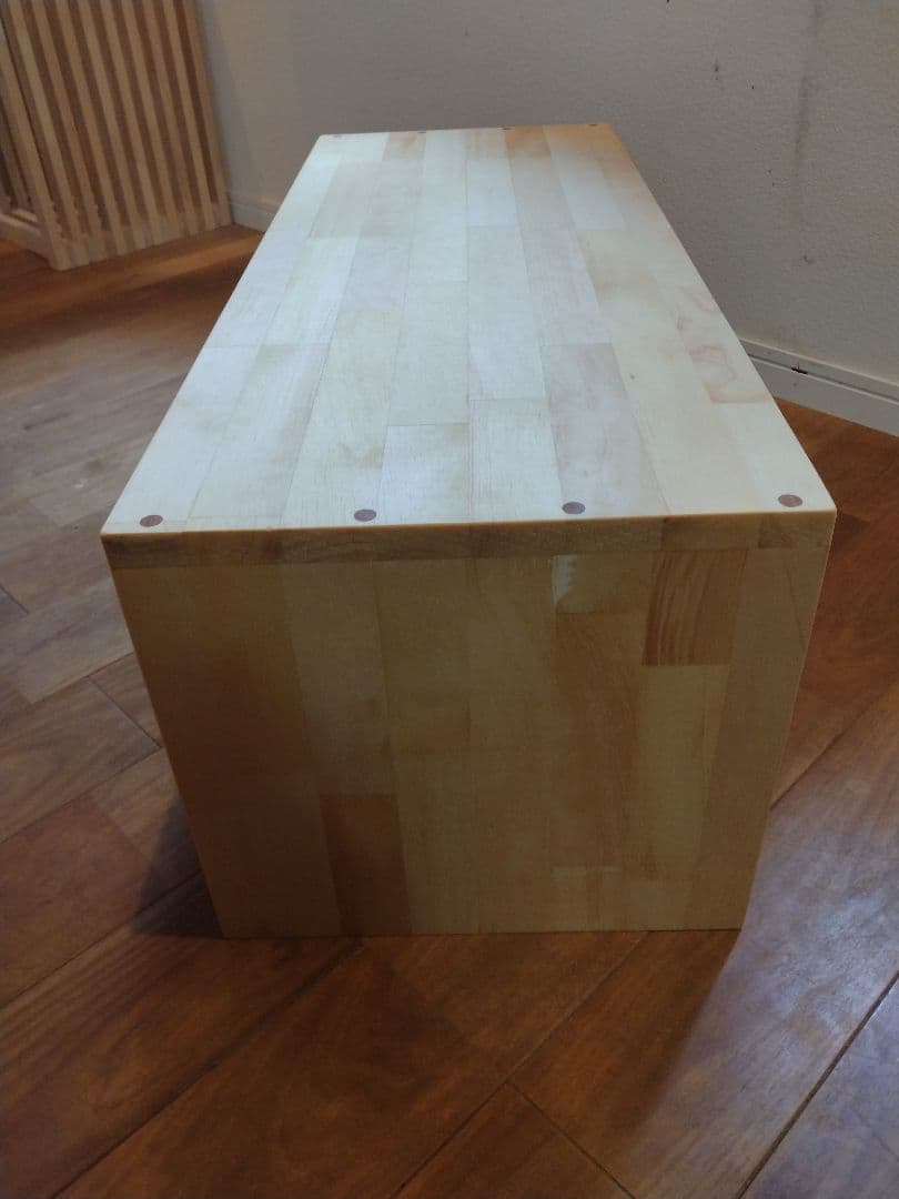 木製　ハンドメイド　オーダー　コの字　キヌカ　ラック　シェルフ　サイドテーブル