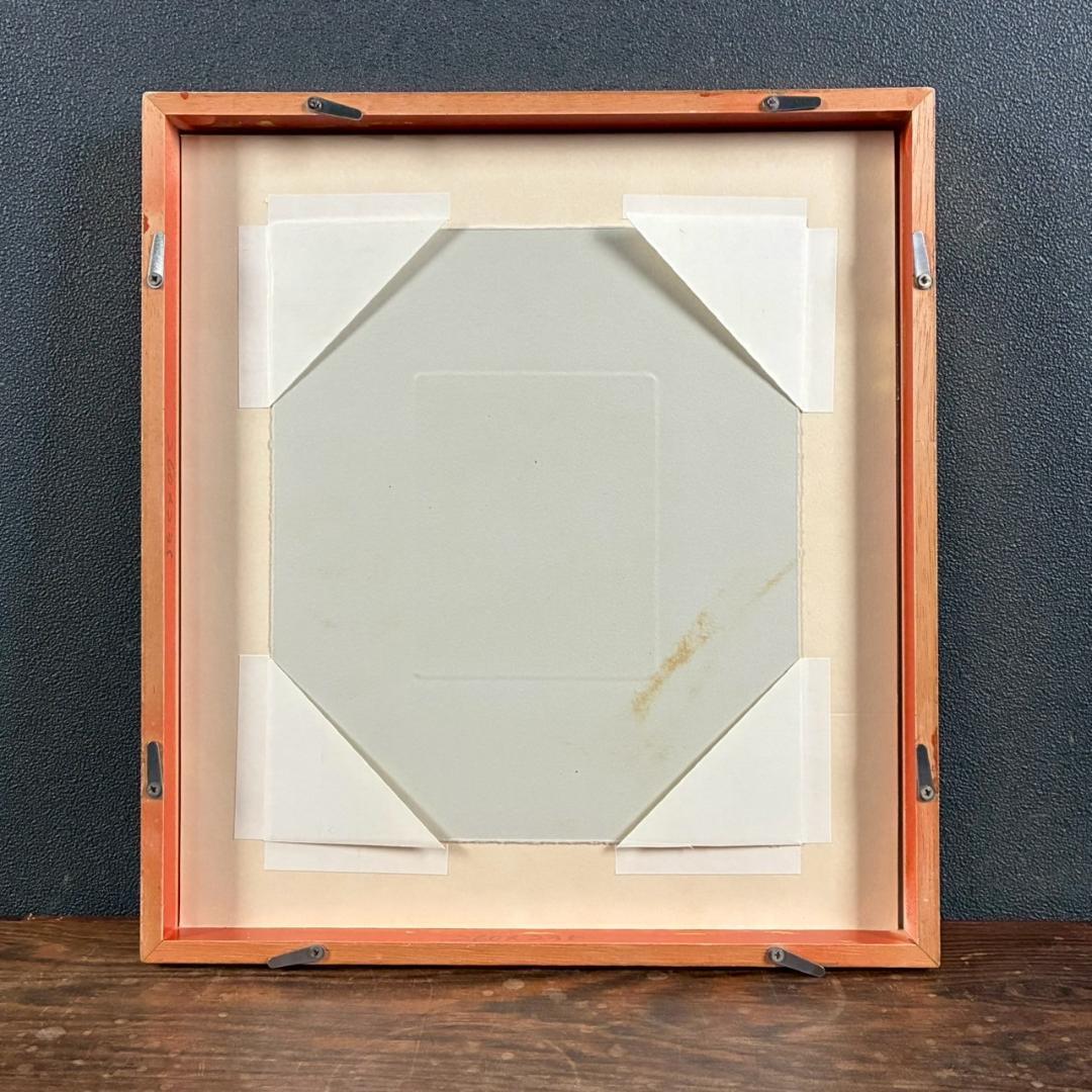 山本容子「Cafe」エッチング+手彩色 1990年 直筆サイン入 額縁入 限定品