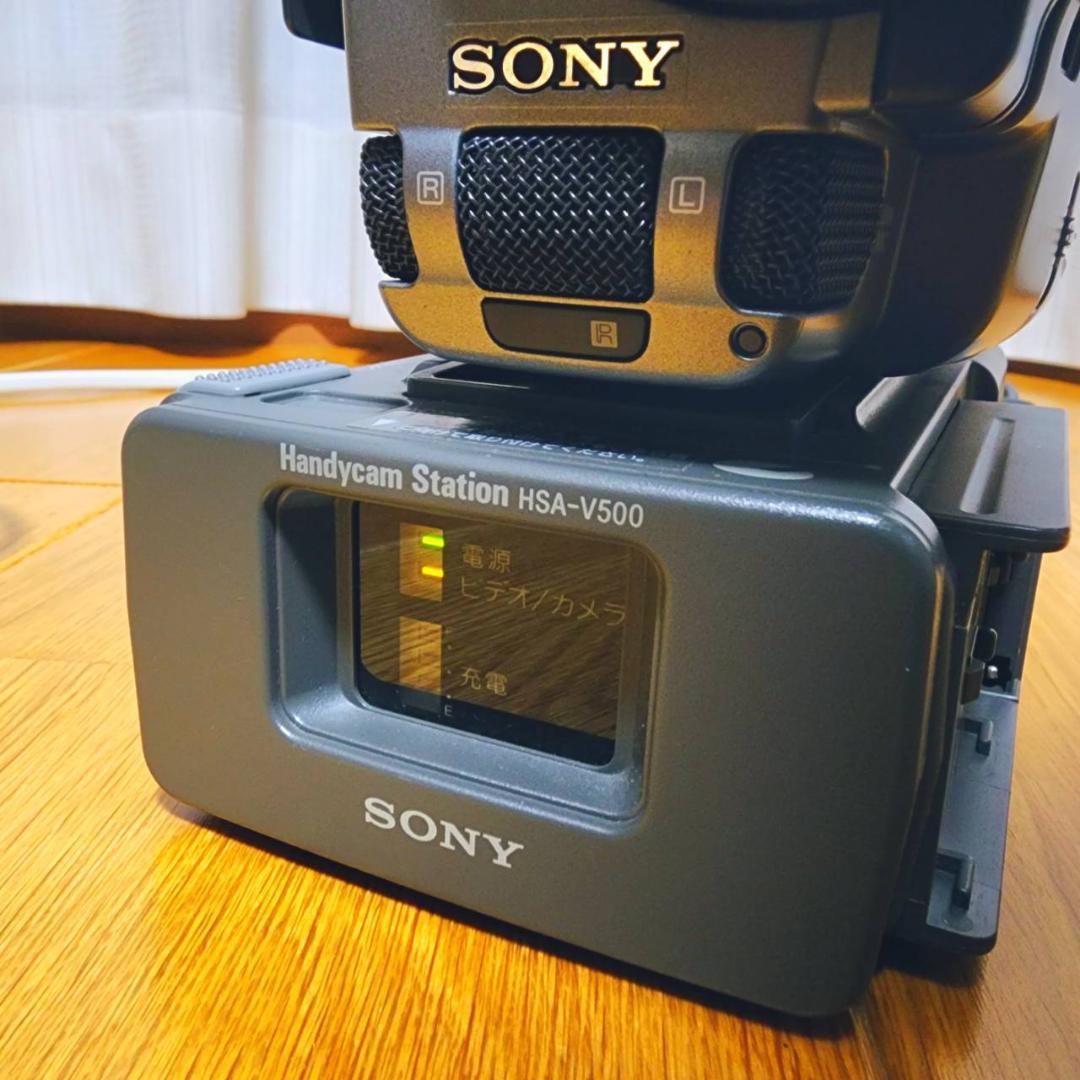 【動作確認済】SONY 高画質 Hi8 ビデオカメラ CCD-TR3000 一式