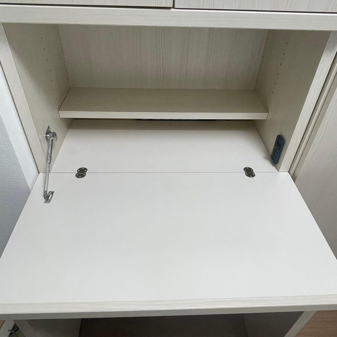 フナモコ　小型ライティングデスク　ホワイト