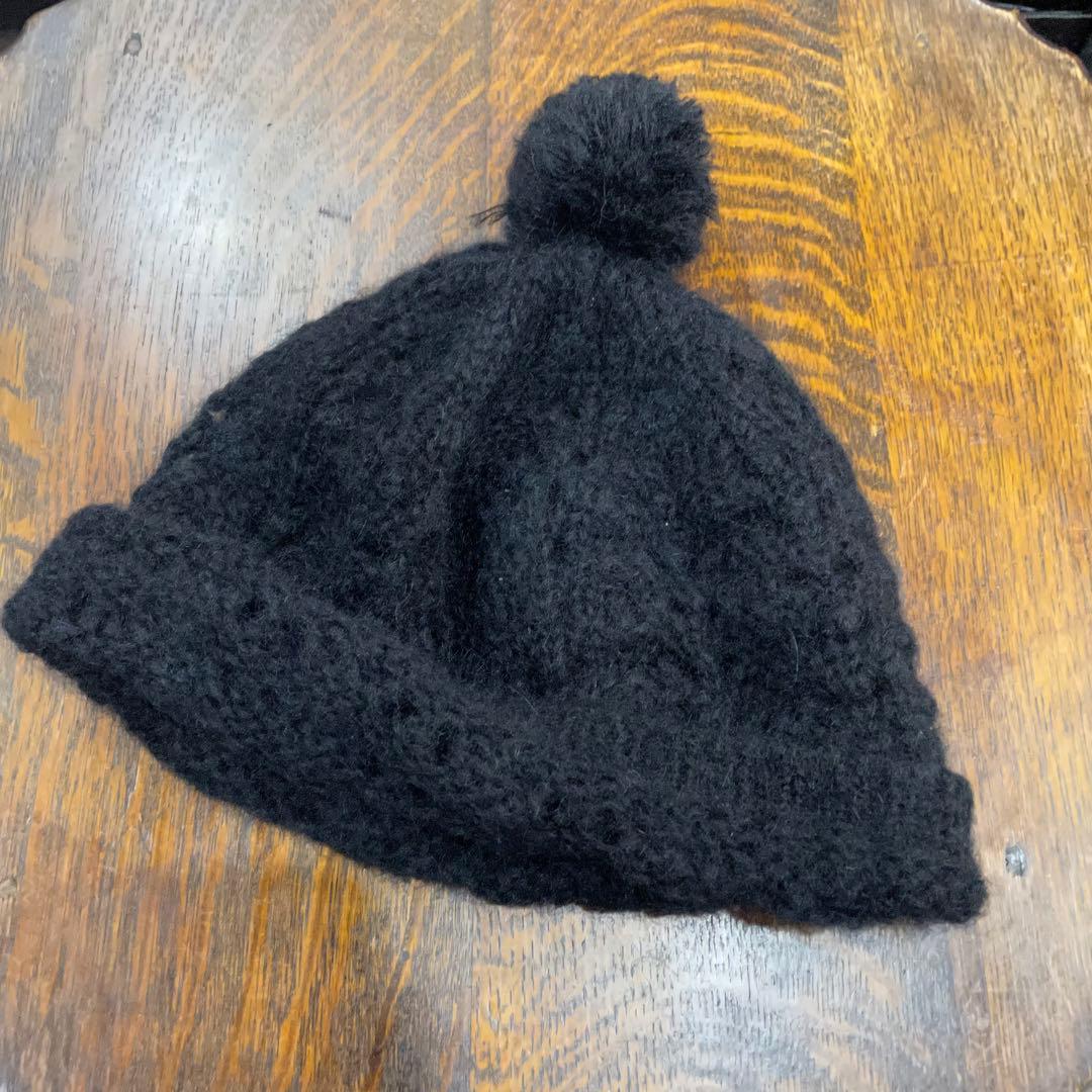 saint laurent サンローラン ニット帽 ブラック