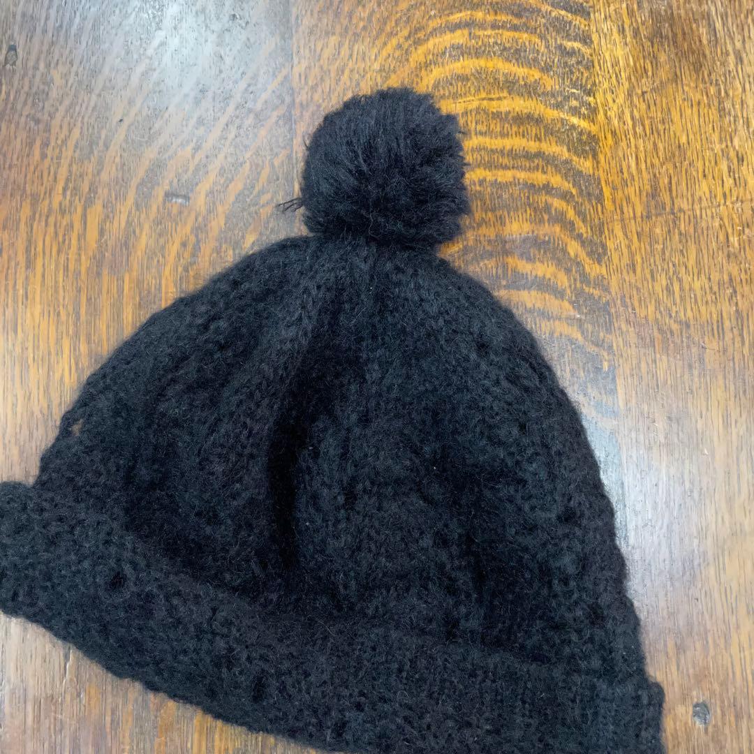 saint laurent サンローラン ニット帽 ブラック