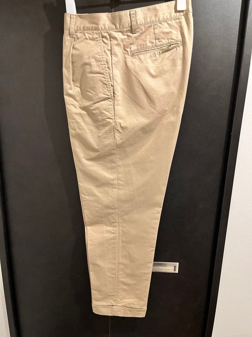 【試着のみ】BEAMS PLUS 1 Pleat 80/3 Twill Lサイズ