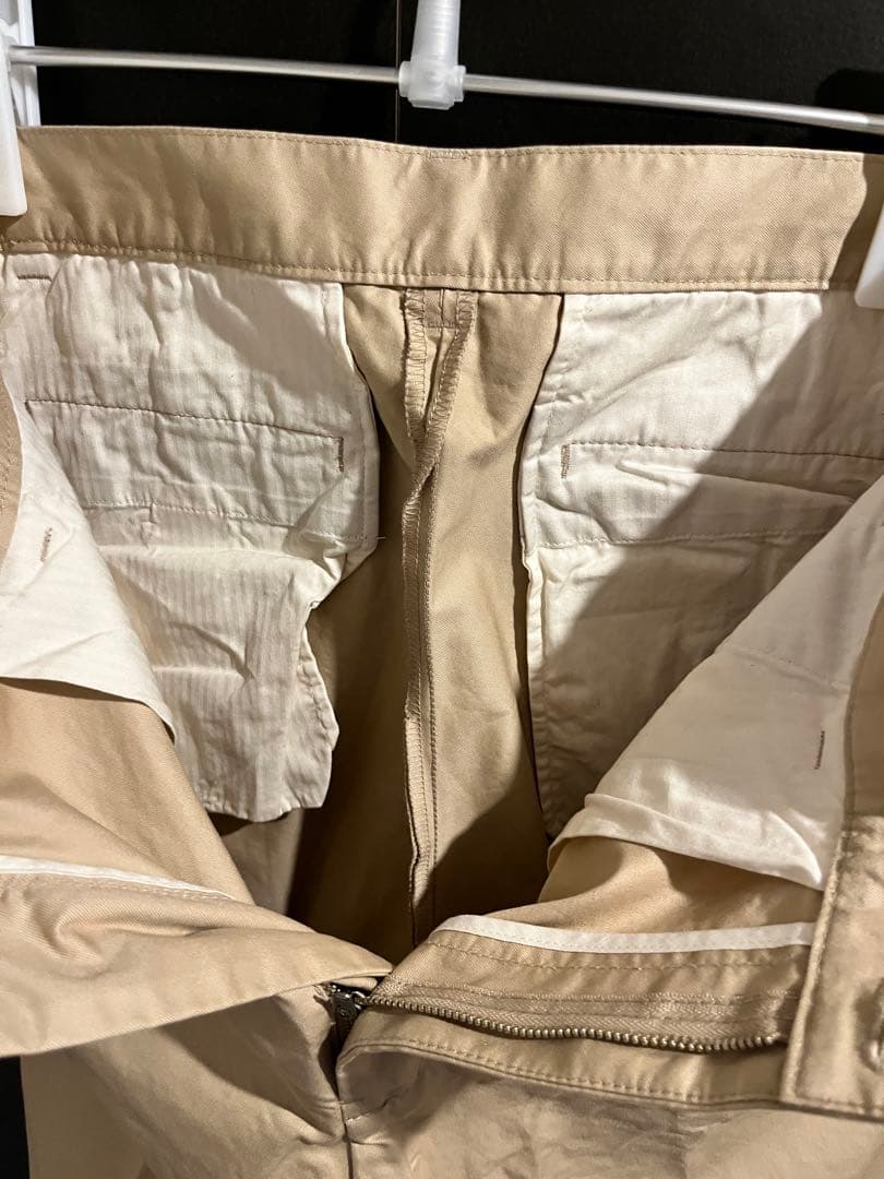 【試着のみ】BEAMS PLUS 1 Pleat 80/3 Twill Lサイズ