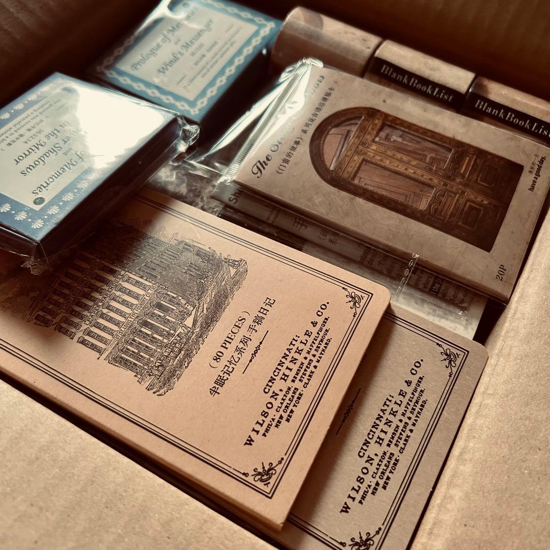 コラージュ素材 大量まとめ売り＊紙モノ/シール/マステ/クリアスタンプ