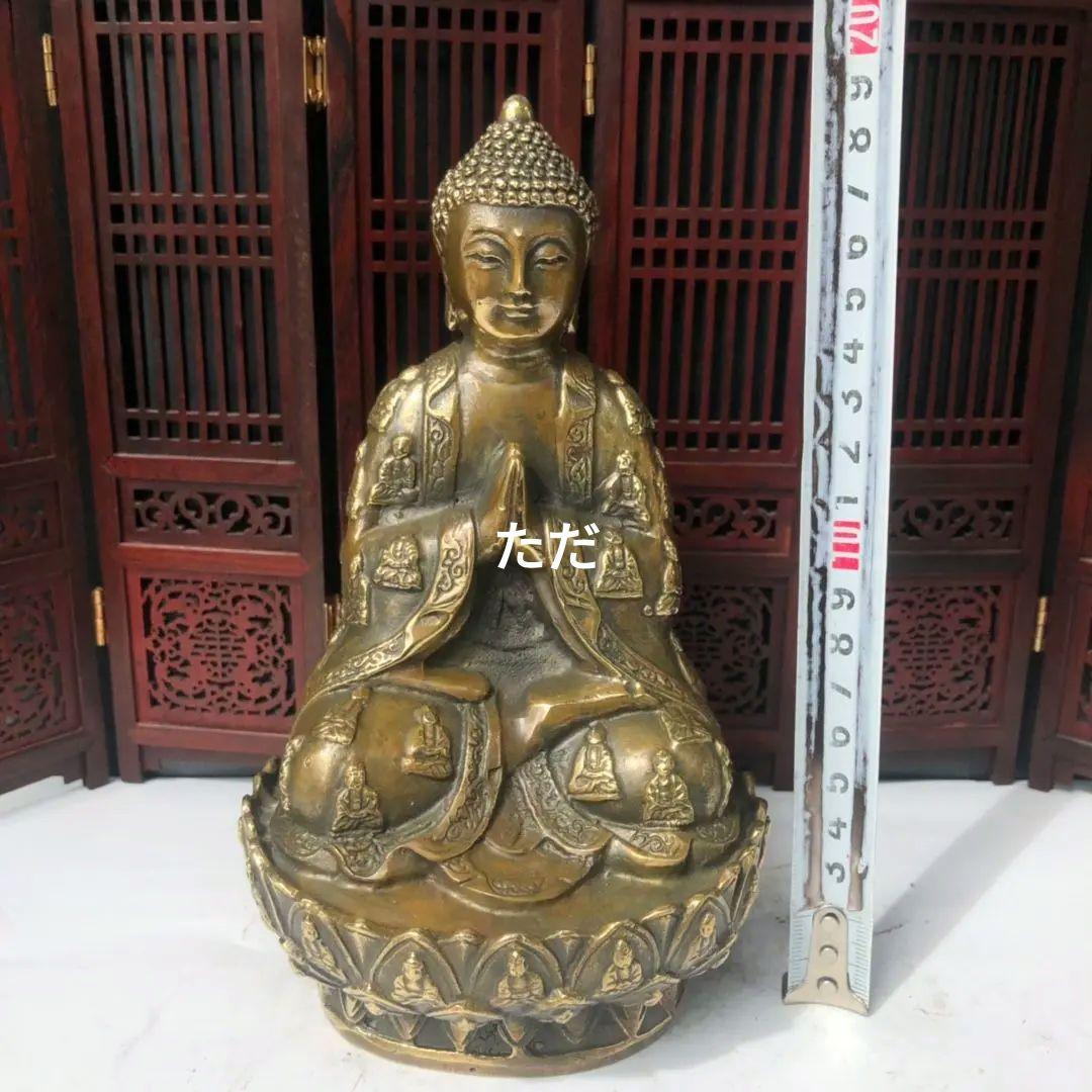 仏教美術 仏像 大日如来仏 釈迦牟尼仏像 銅製品 工芸品 置物
