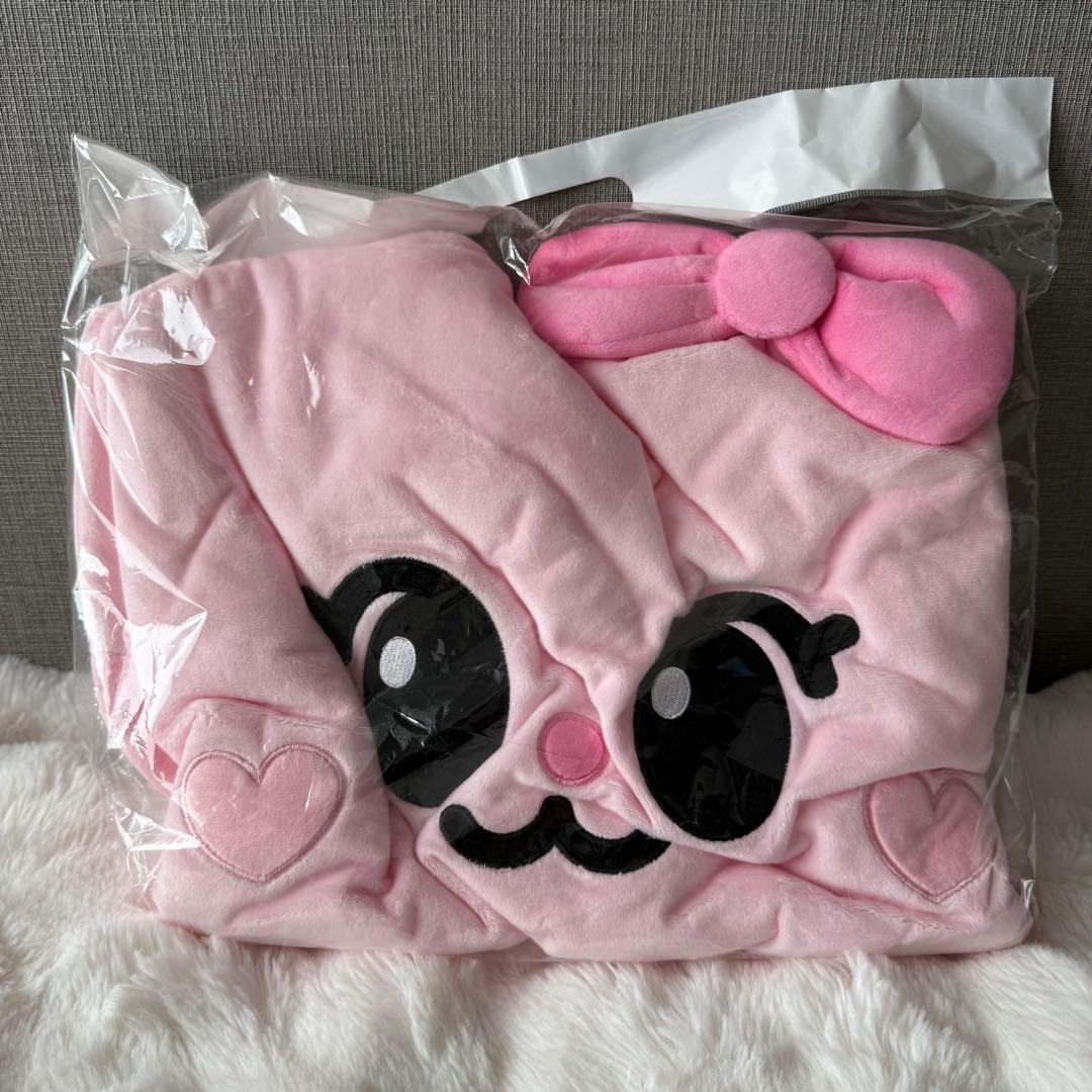 NIZOO Pyonpyon グッズ3点 ぬいぐるみ/クッション/ブランケット