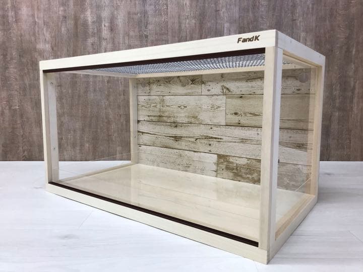 ＦandＫ爬虫類木製ケージ　ハリネズミ仕様　800×450×450